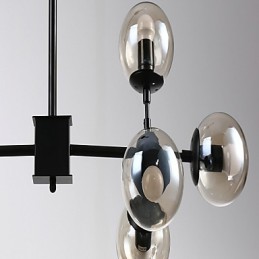 Traditional Classic Retro Painting Feature for Mini Style Metal Chandelier