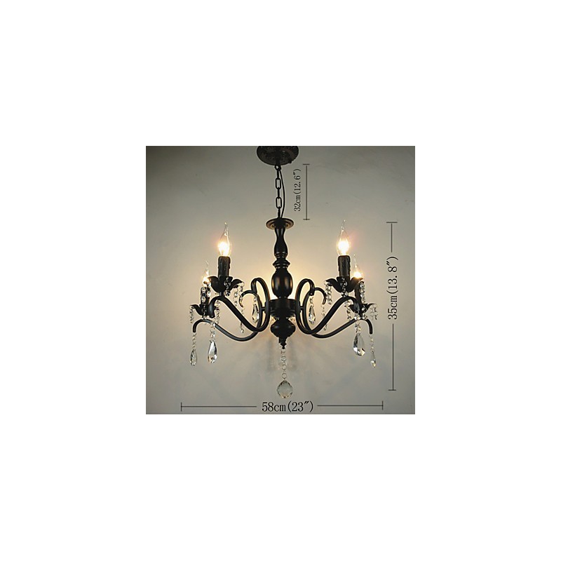 Novelty Lightings European Style Wrought Iron Lamp Originality Individuality Decoration Candle Lamp Chandelier