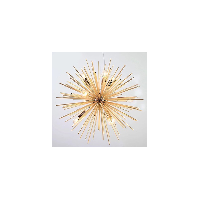 Retro Imitation Copper Creative line 10 Lights