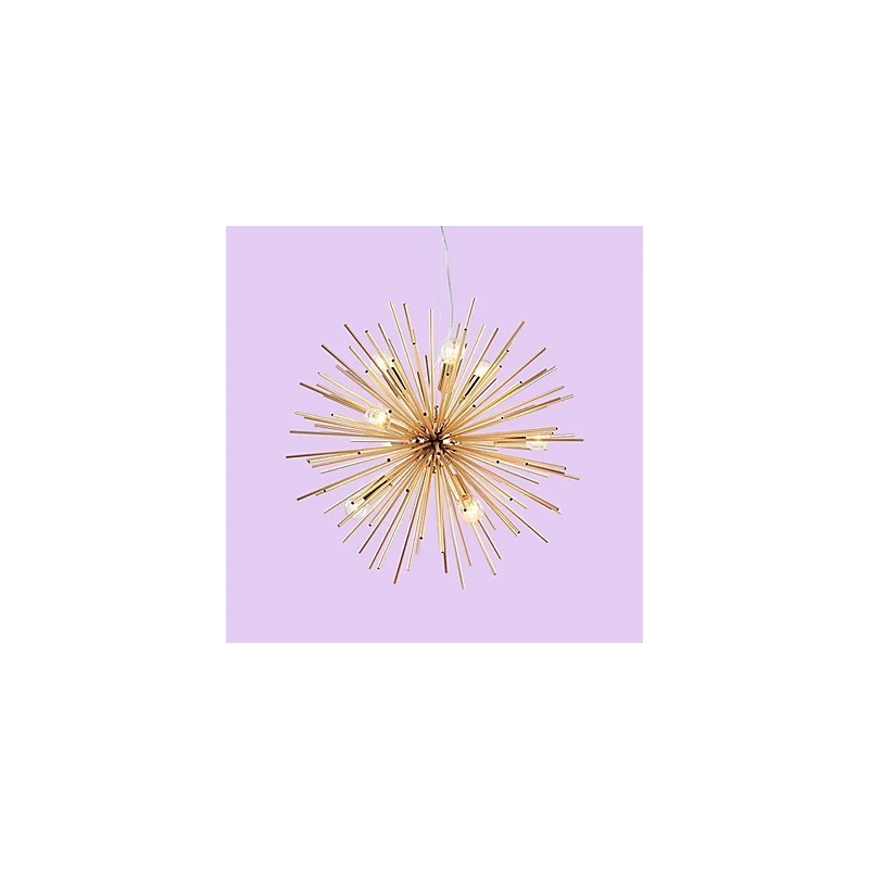 Retro Imitation Copper Creative line 10 Lights