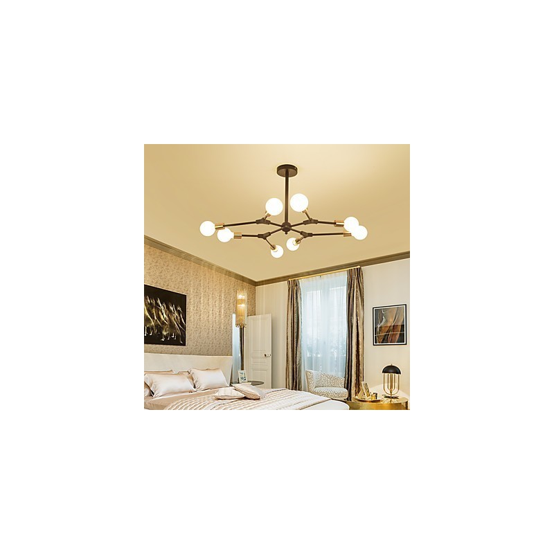 Pendant Light Traditional Classic Painting Feature for Mini Style Wood Bamboo