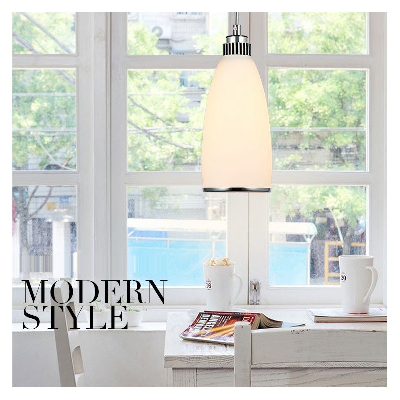 1 Light Modern Contemporary Integrated Metal Pendant Light