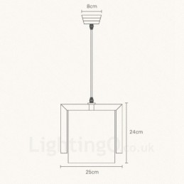 1 Light Wood Modern Contemporary Nordic style Pendant Light with Fabric Shade