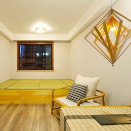 1 Light Wood Modern Contemporary Nordic style Pendant Light with Wood Shade