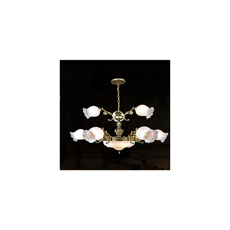 Chandelier Traditional Classic Vintage Retro Metal