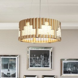Modern Contemporary Ceiling Lights Copper Plating Pendant Light