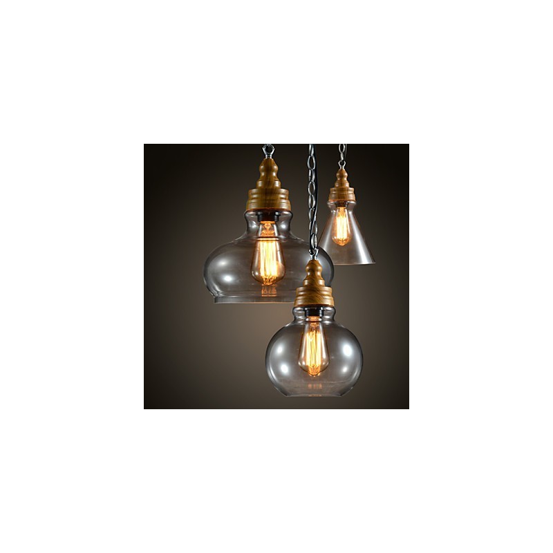 3 Light Modern Contemporary Mini Style Metal Chandelier Pendant Light