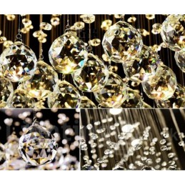 Modern Crystal Ceiling Pendant Light Indoor Chandelier Lighting Lamps Fixture