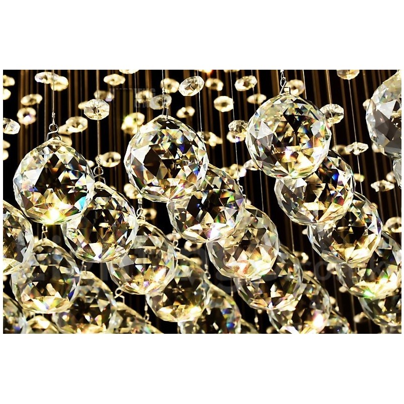 Modern Crystal Ceiling Pendant Light Indoor Chandelier Lighting Lamps Fixture