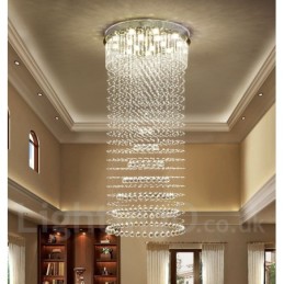 Modern Crystal Ceiling Pendant Light Indoor Chandelier Lighting Lamps Fixtures