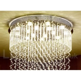 Modern Crystal Ceiling Pendant Light Indoor Chandelier Lighting Lamps Fixtures