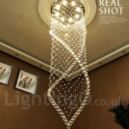 Extra Large Modern Crystal Ceiling Pendant Light Indoor Chandelier Lighting Lamps Fixtures