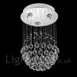 3 Light Modern Crystal Ceiling Pendant Light Indoor Chandelier Lighting Lamps Fixtures