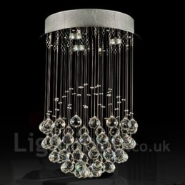 3 Light Modern Crystal Ceiling Pendant Light Indoor Chandelier Lighting Lamps Fixtures