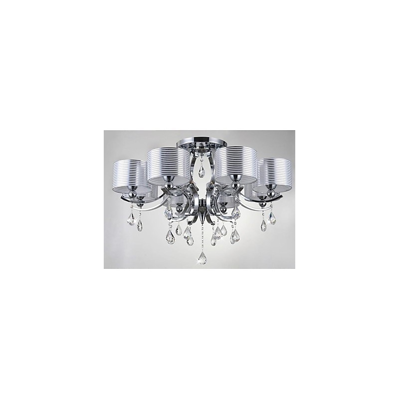 Modern K9 Crystal Chandelier 8 Lights