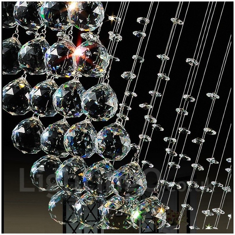 3 Light Modern Crystal Ceiling Pendant Light Indoor Chandelier Lighting Lamps Fixtures