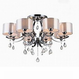 Modern K9 Crystal Chandelier 8 Lights