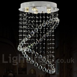 5 Lights Modern Crystal Ceiling Pendant Light Indoor Chandelier Lighting Lamps Fixtures