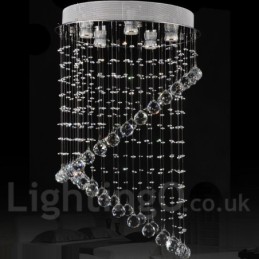 5 Lights Modern Crystal Ceiling Pendant Light Indoor Chandelier Lighting Lamps Fixtures