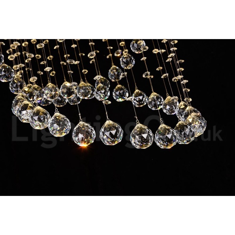 5 Lights Modern Crystal Ceiling Pendant Light Indoor Chandelier Lighting Lamps Fixtures