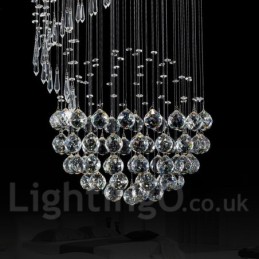 6 Lights Modern Crystal Ceiling Pendant Light Indoor Chandelier Lighting Lamps Fixtures