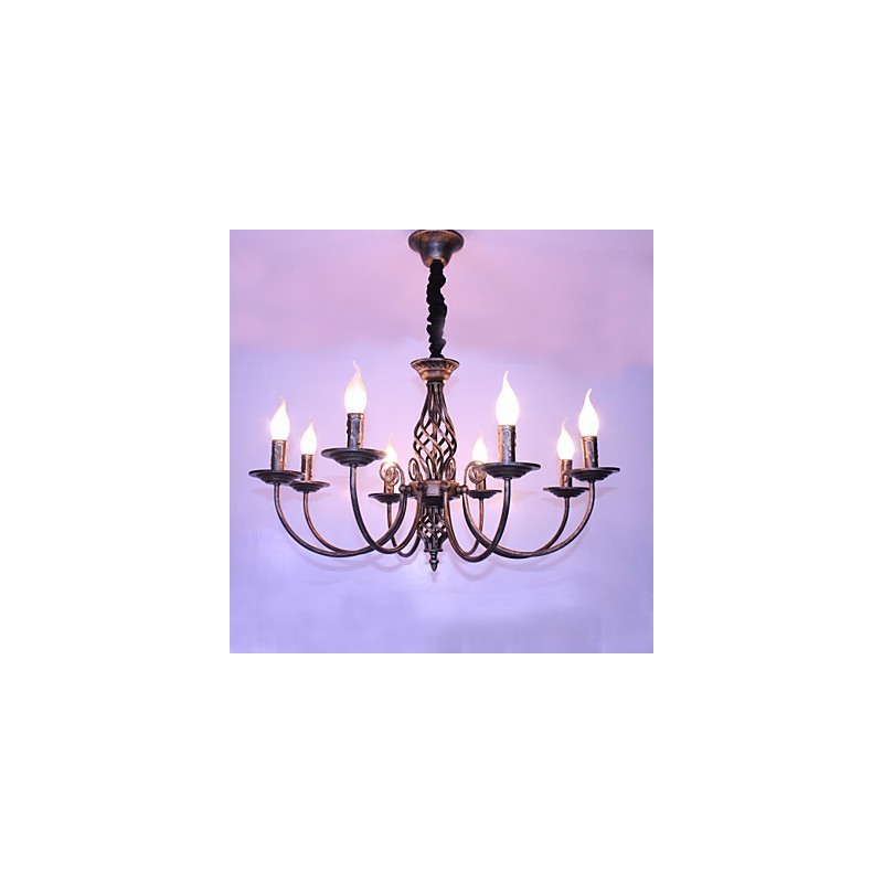 Retro Designers Candle Style Others Metal Chandelier