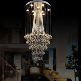 9 Lights Modern Crystal Ceiling Pendant Light Indoor Chandelier Lighting Lamps Fixtures