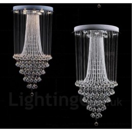 9 Lights Modern Crystal Ceiling Pendant Light Indoor Chandelier Lighting Lamps Fixtures