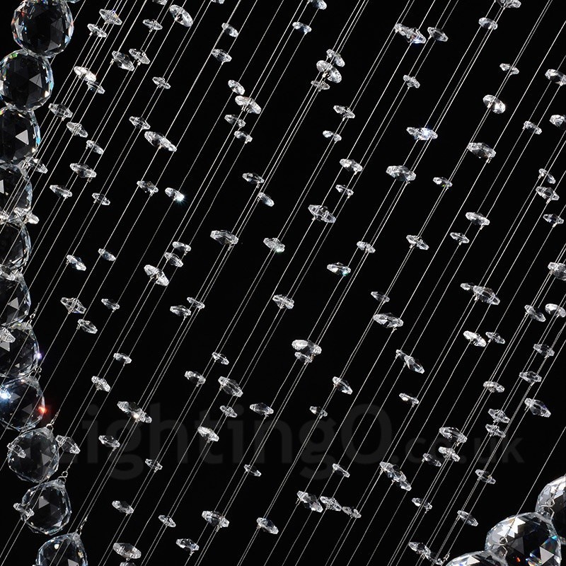 4 Lights Modern Crystal Ceiling Pendant Light Indoor Chandelier Lighting Lamps Fixtures