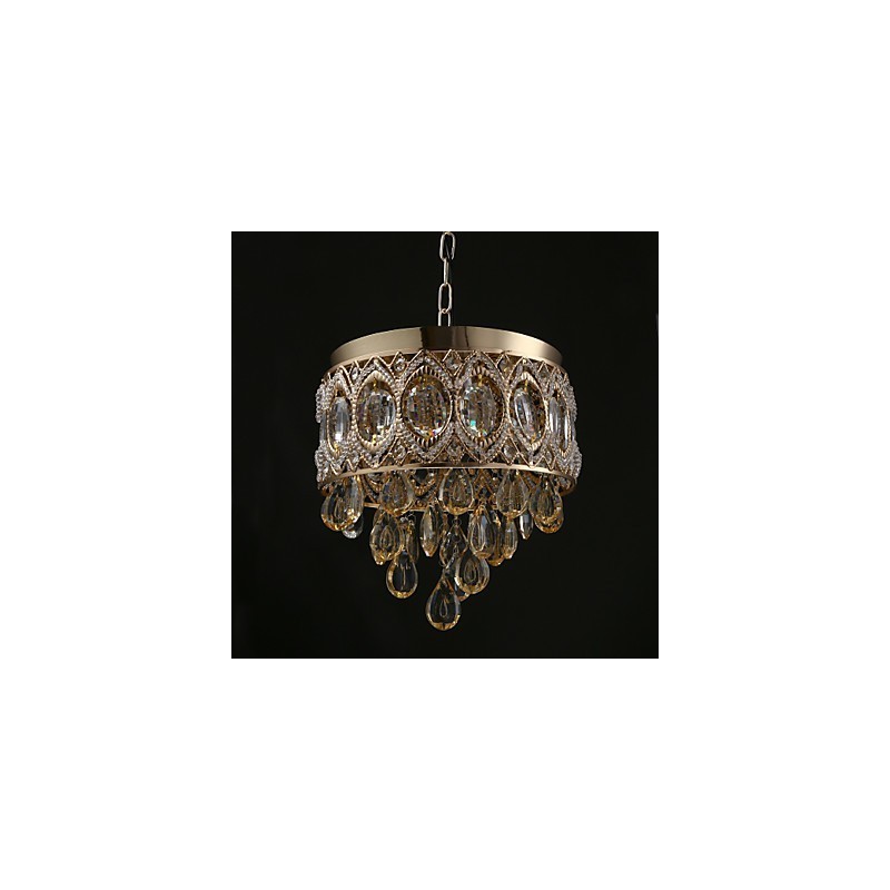 Gold Romantic Champagne Crystal Chandelier