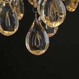 Gold Romantic Champagne Crystal Chandelier