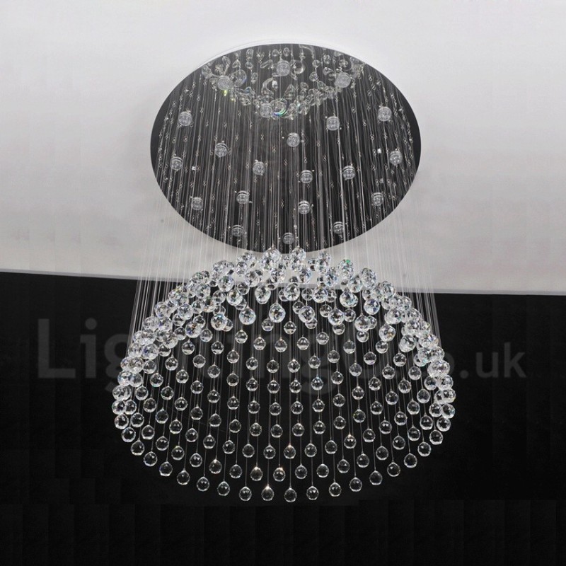 21 Lights Modern K9 Crystal Ceiling Pendant Light Indoor Chandelier Lighting Lamps Fixtures