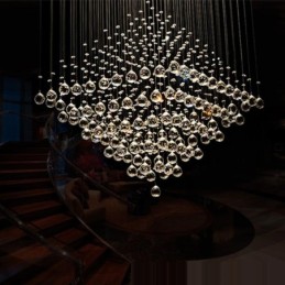 9 Lights Modern K9 Crystal Ceiling Pendant Light Indoor Chandelier Lighting Lamps Fixtures