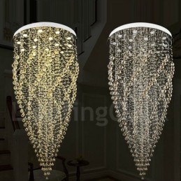 15 Lights Modern K9 Crystal Ceiling Pendant Light Indoor Chandelier Lighting Lamps Fixtures