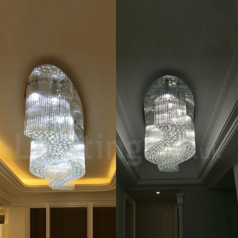 Modern K9 Crystal Ceiling Pendant Light Indoor Chandelier Lighting Lamps Fixtures