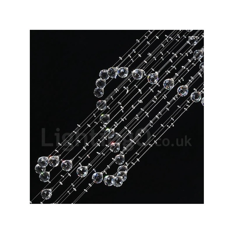 7 Lights Modern K9 Crystal Ceiling Pendant Light Indoor Chandelier Lighting Lamps Fixtures
