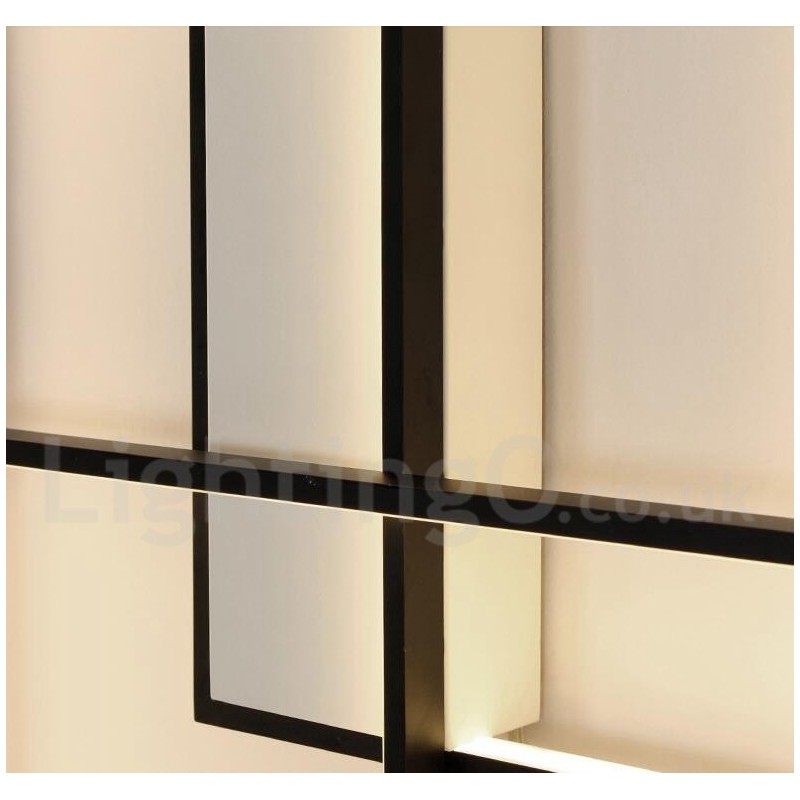 Modern Comtemporary Alumilium Painting Ceiling Light Flush Mount Wall Light with Remoter Dimmer for Living Room Bed Room