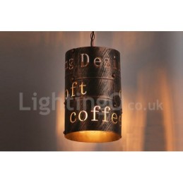 1 Light Retro Vintage Pendant Light Cafe House Pendant Lamp