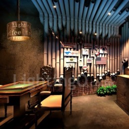 1 Light Retro Vintage Pendant Light Cafe House Pendant Lamp