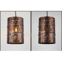 1 Light Retro Vintage Pendant Light Cafe House Pendant Lamp