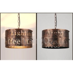 1 Light Retro Vintage Pendant Light Cafe House Pendant Lamp