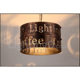 1 Light Retro Vintage Pendant Light Cafe House Pendant Lamp