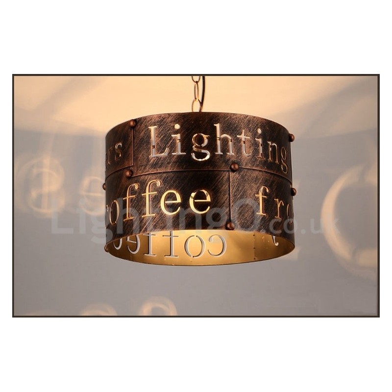 1 Light Retro Vintage Pendant Light Cafe House Pendant Lamp