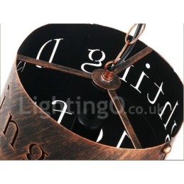 1 Light Retro Vintage Pendant Light Cafe House Pendant Lamp