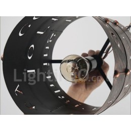 1 Light Retro Vintage Pendant Light Cafe House Pendant Lamp