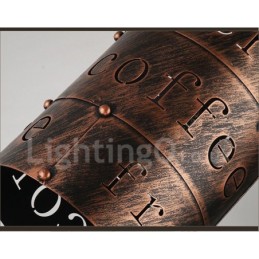 1 Light Retro Vintage Pendant Light Cafe House Pendant Lamp