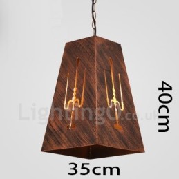1 Light Retro Vintage Pendant Light Cafe House Pendant Lamp