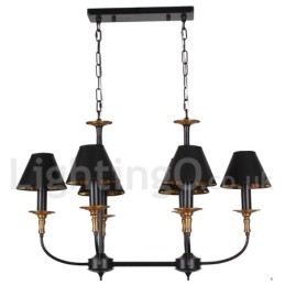6 Light Retro Contemporary Candle Style Chandelier