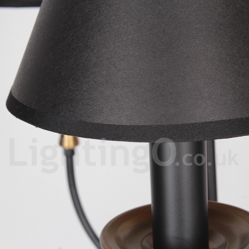 6 Light Retro Contemporary Candle Style Chandelier