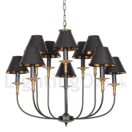 Retro Contemporary Candle Style Chandelier